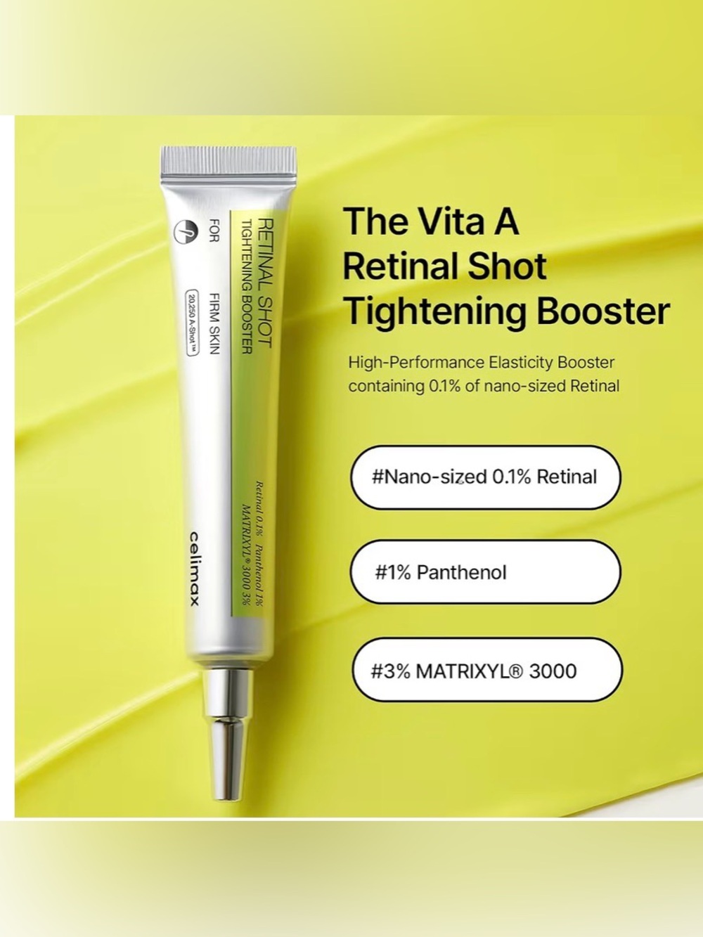 New! Vita A Retinal Shot Tightening Booster | 0.1% Retinal, 3% Matryxyl, - Picture 2 of 8